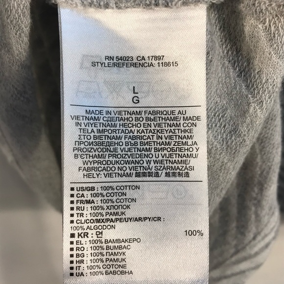 Banana Republic Sweater Zebra Print Grey White Size Large - Picture 6 of 6